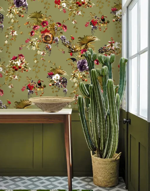 Amazonia Blooms, Jungle Green