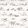 Animals, Charcoal on Bone