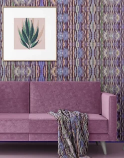 Arashi Stripe, Plum