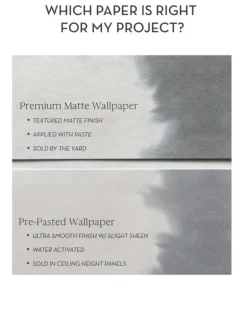 Avocado, Double Width Panels Pre-Pasted