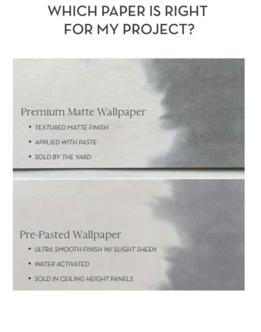 Avocado, Double Width Panels Pre-Pasted