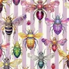 Bejeweled Bugs, Purple Stripe