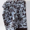 Bloc, Pale Blue - Linen Fabric