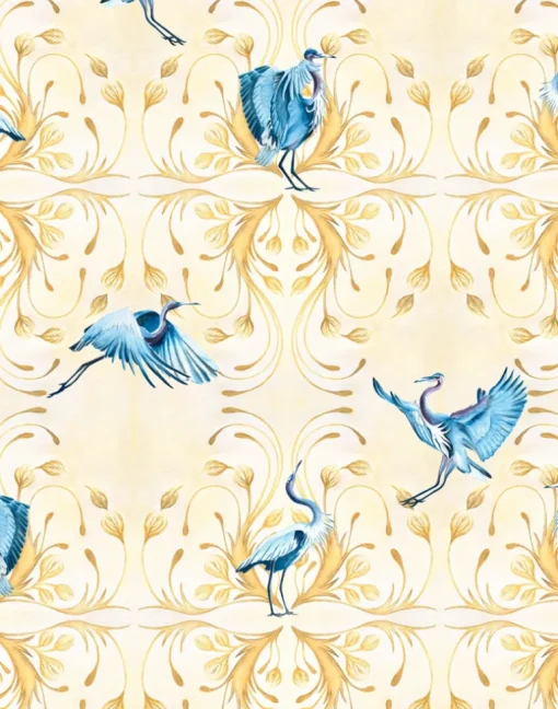 Blue Heron, Gold