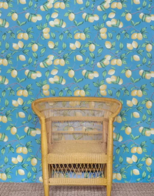 Capri Lemons, Azure Blue