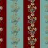 Chateau Stripe, Cherry and Blue