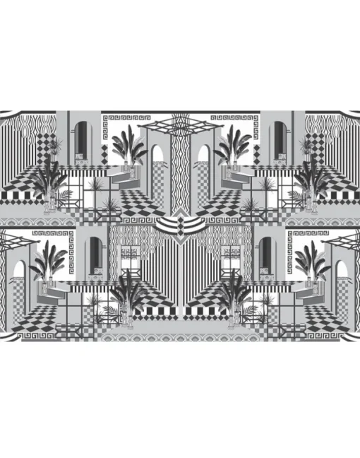 Chatelaine Mural, Black