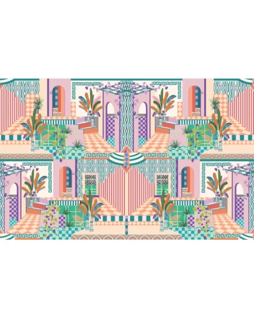 Chatelaine Mural, Chatelaine Perfectly Peach
