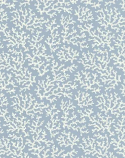 Coral, Faded Denim