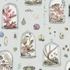 Curio, Gris - Linen Fabric