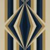 Deco Prism, Sandy Teal Gold