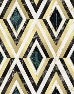 Diamonds in Brass