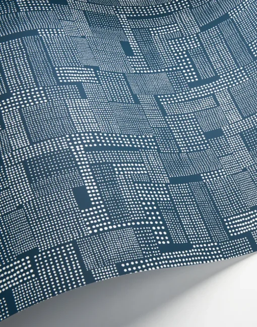 Dots, Petrol Blue