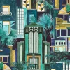 DOWNTOWN DECO INDIGO