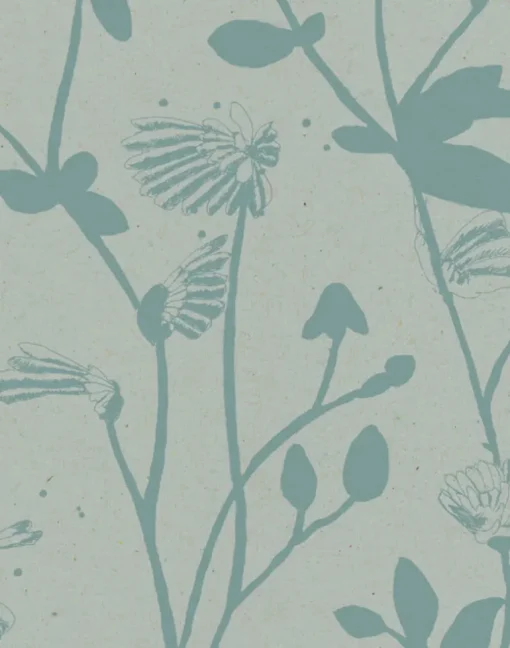 Feather Plant, Aquamarine