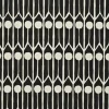 Feathers Cotton Fabric, Black / White