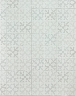 Fleur De Lys Tile, Vintage Grey