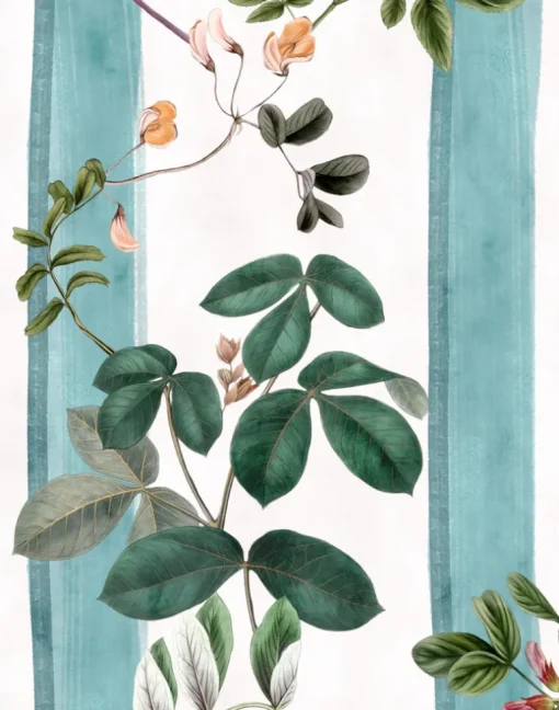 Florita Stripe, Blue
