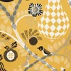 Fruit Garden Cotton Fabric, Yellow