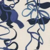 Grasscloth Bossa, Cobalt