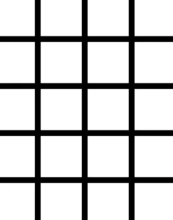 Grid - Small Bold, Line: Black | Background: White