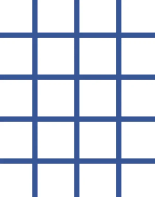 Grid - Small Bold, Line: Blue | Background: White