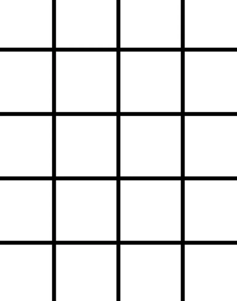 Grid - Small Thin, Line: Black | Background: White