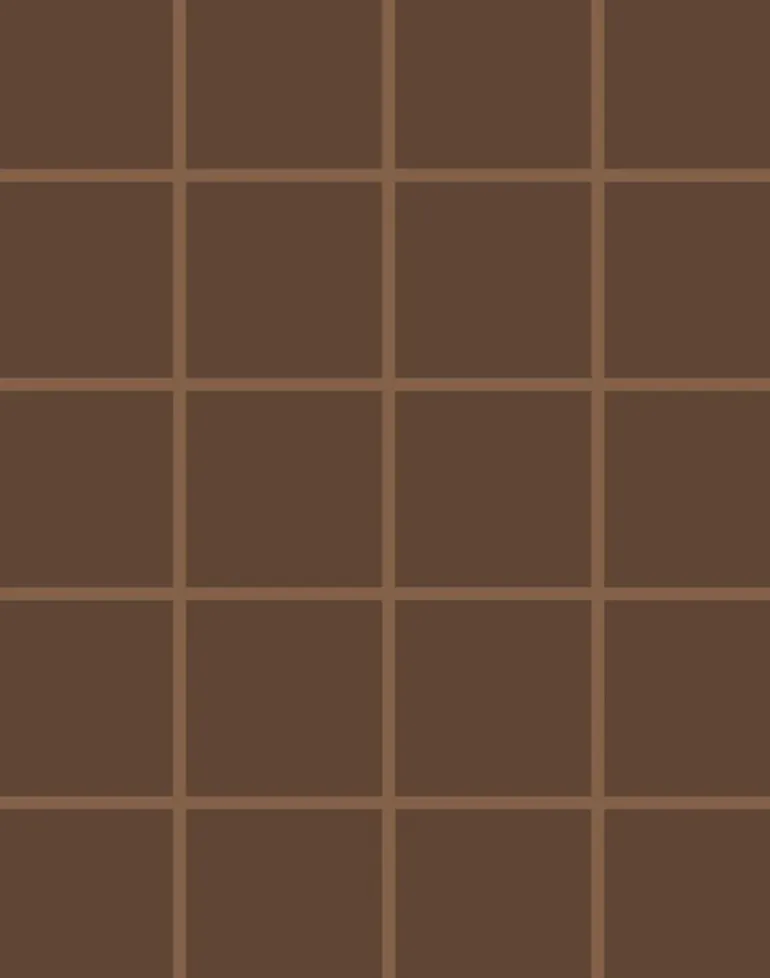 Grid - Small Thin, Line: Light Brown | Background: Brown