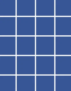 Grid - Small Thin, Line: White | Background: Blue