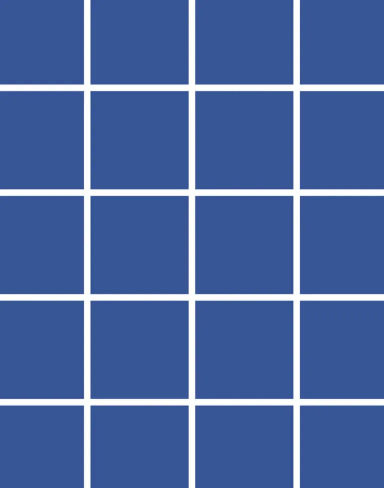 Grid - Small Thin, Line: White | Background: Blue