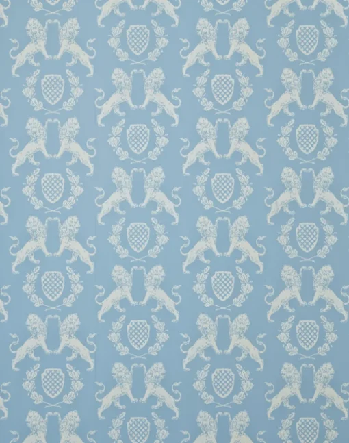 Heraldic Lion, Wedgewood Blue