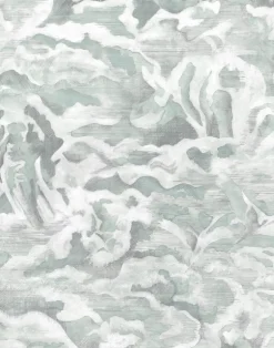 HIDDEN CLOUDS PASTEL GREEN
