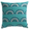 Horseshoe Arch in Teal Cushion Cover
