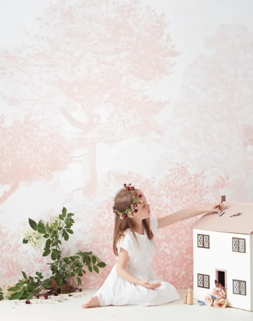 Hua Trees Mural, Pink