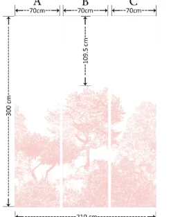 Hua Trees Mural, Pink