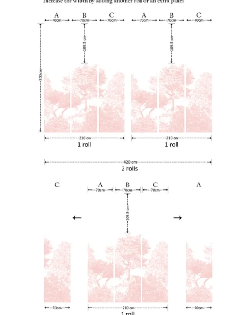 Hua Trees Mural, Pink