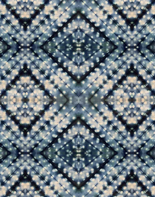 Indigo Itajime Cross