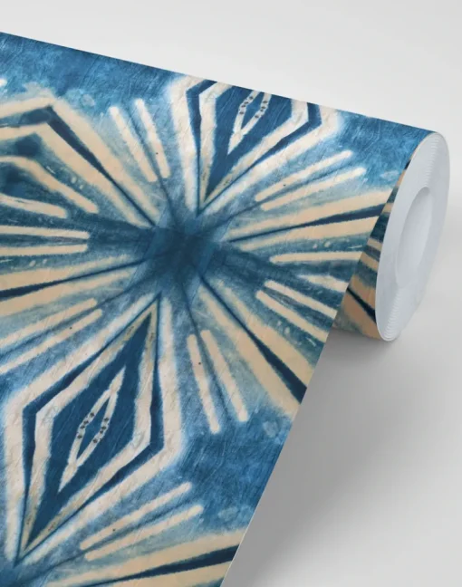 Indigo Itajime Diamond