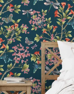 JEWEL A FLUTTER INDIGO & RED