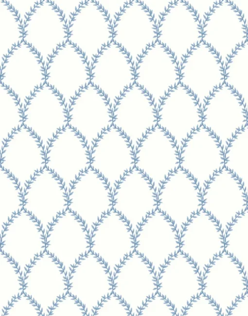 Laurel, Blue & White RI5180
