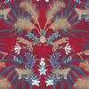 Leopard Luxe, Red