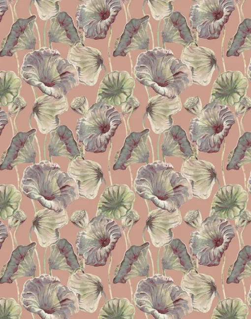 Lotus Leaf, Blushing Terra Half Scale
