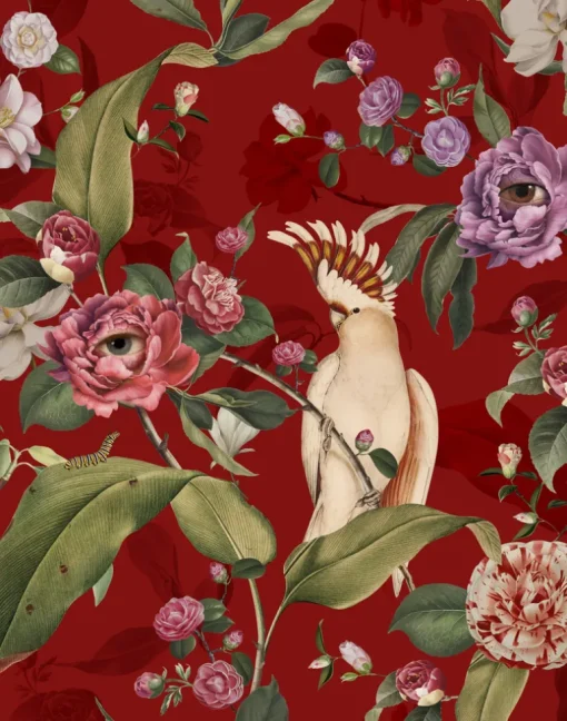 Macaw Wallfabric