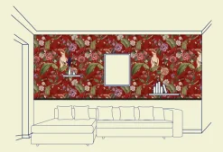 Macaw Wallfabric