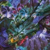Madame De La Soir Fabric, Azure