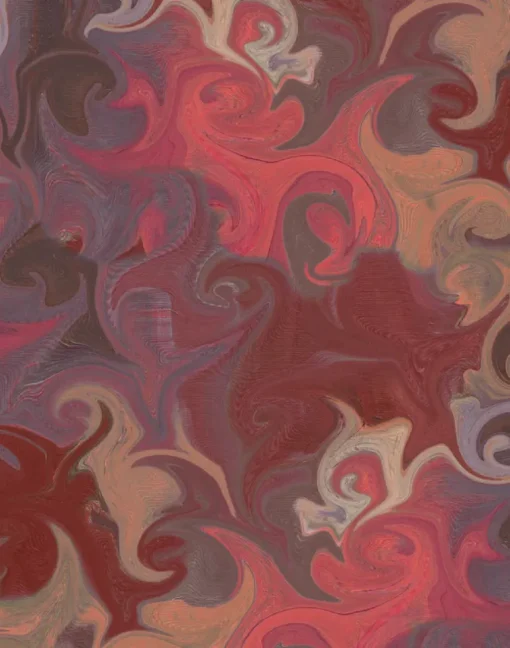 Marbled Ink, Pink
