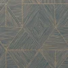 Mica, Gold on Blue