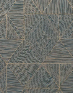 Mica, Gold on Blue