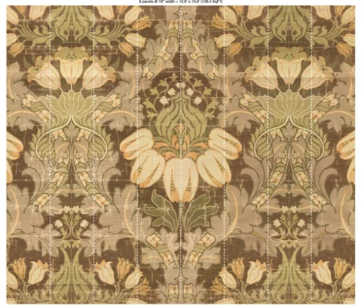 MRV-02 Big Pattern "Luther" Mural by Mr & Mrs Vintage