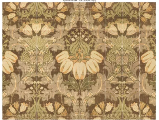 MRV-02 Big Pattern "Luther" Mural by Mr & Mrs Vintage